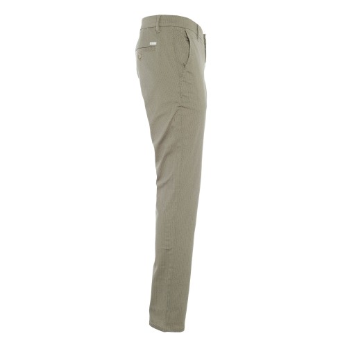 ARMANI: Pantalone in micro fantasia beige