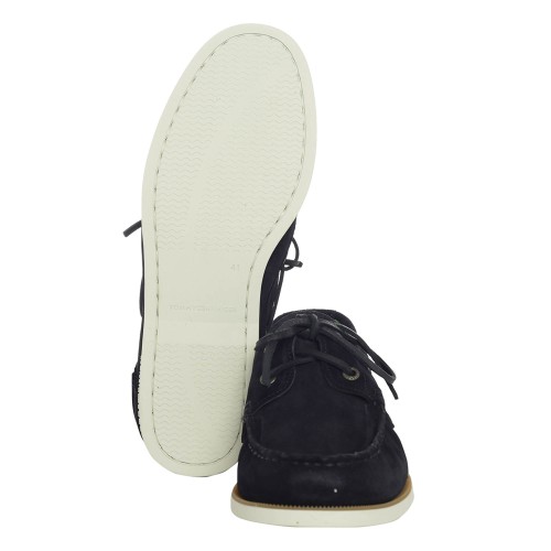 Tommy Hilfiger: Scarpe da barca stringate blu