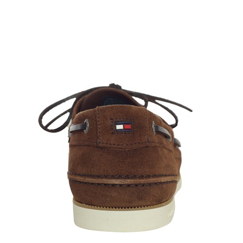 Tommy Hilfiger: Scarpe da barca stringate marrone
