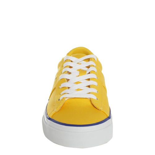 Ralph Lauren: Sneakers in tela gialla