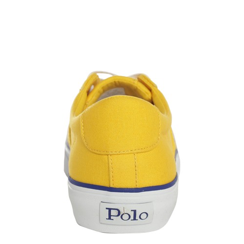 Ralph Lauren: Sneakers in tela gialla