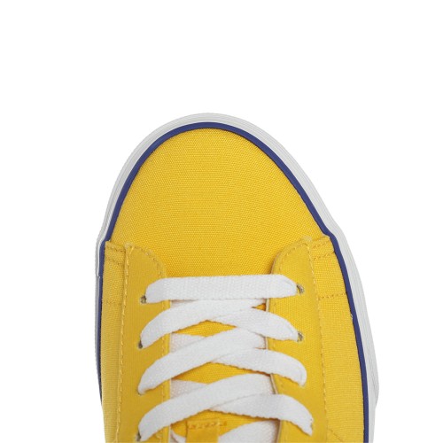 Ralph Lauren: Sneakers in tela gialla